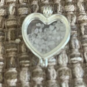 Heart shaped pendant for necklace